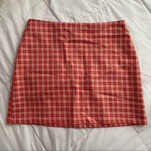 UO CHECKERED SKIRT
